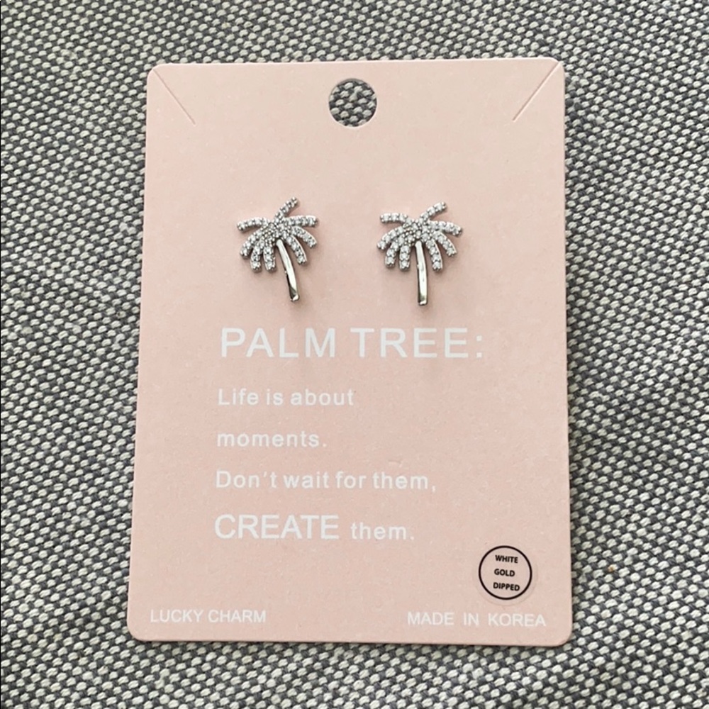 Palm Tree Earrings
